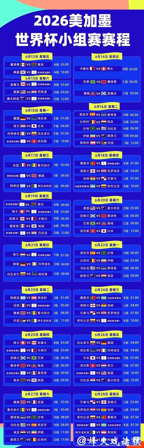 2026世界杯直播平台大全